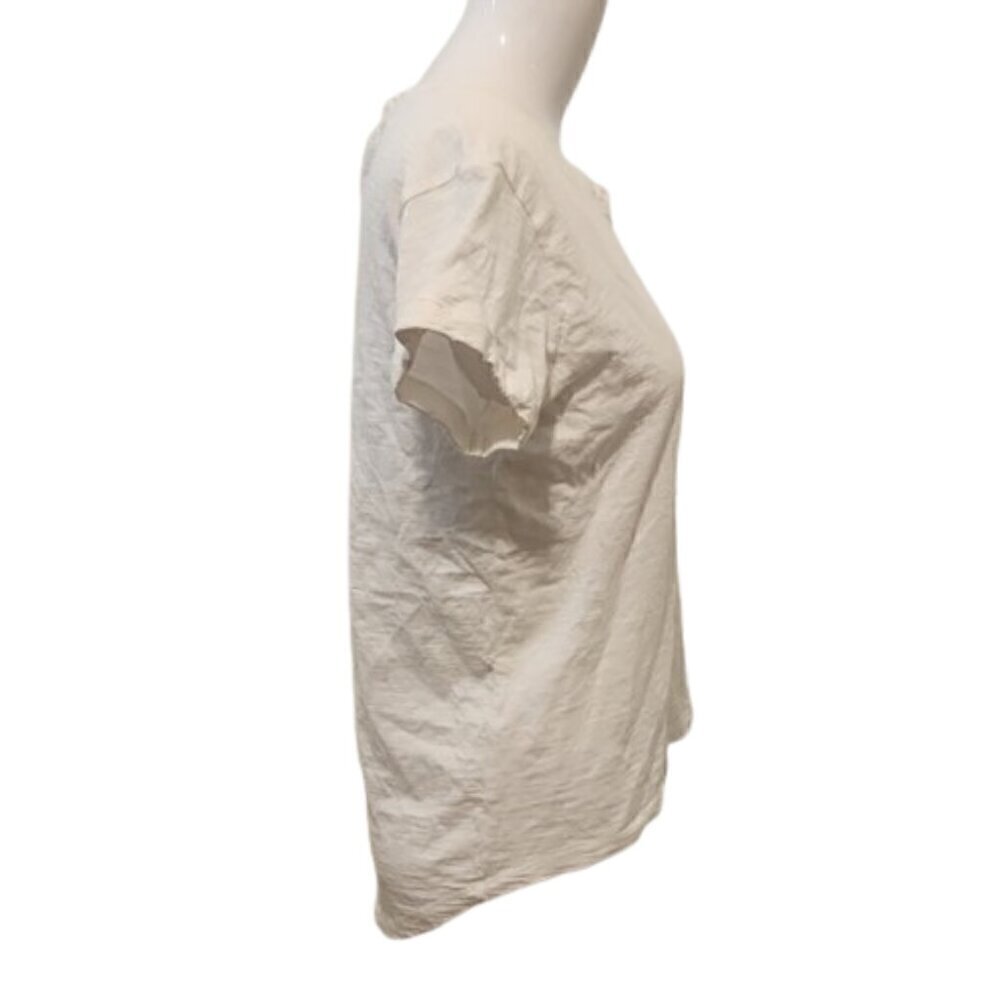 [American Rag] White Single Pocket Short Sleeve - Size L - Picture 8 of 9